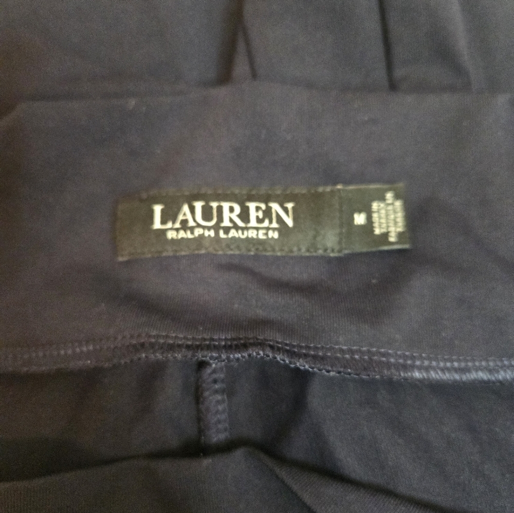 RLX Ralph Lauren Leggings Womens MD Blue Activewear Stretch Pull On - Picture 5 of 7
